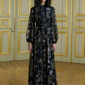 BRAND NEW WITH TAGS: black floral dress!